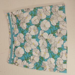 EP Pro High Quality Golf Skirt Turquoise Floral Print NWOT Colorful w Stretch